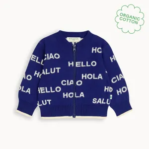 Portofino - Navy Knit Baby & Kids Cardigan